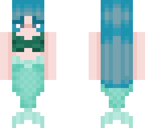 blue mermaid girl 1