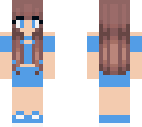 blue summer clothes blue girl