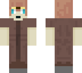 boy in villager armour