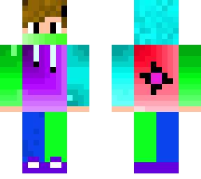colorful hoddie boy