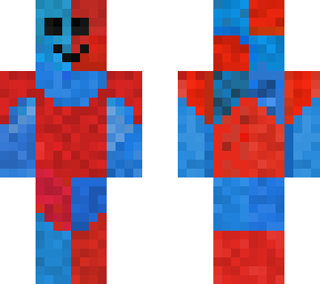 cool red and blue skin