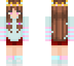 cute girl with crown