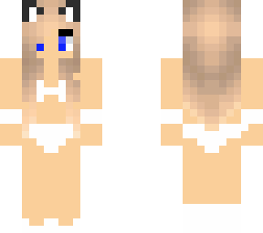 cute white bikini girl
