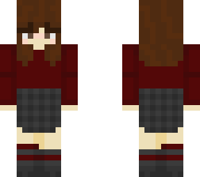 fall skirt and sweater