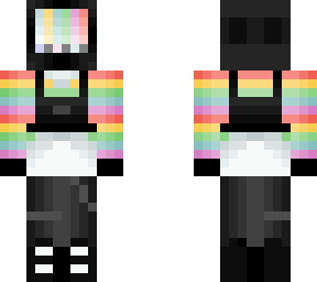 glitched tv head