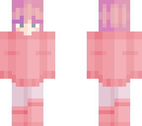 gradient w red sweater