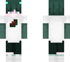 green hair cool boy  desing
