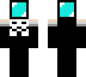 hacker with diamond block