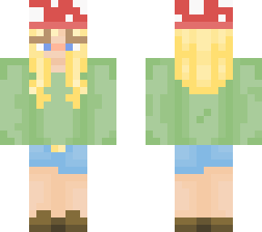 mushroom girl