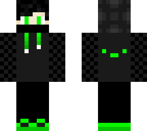 neon black outfit