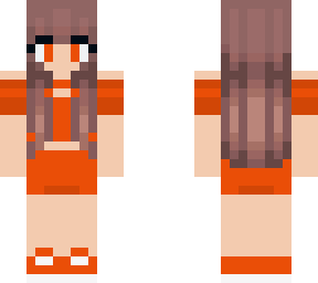 orange summer clothes