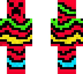 pewdiepie creeper skin with colour