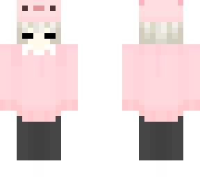 pink axolotl person