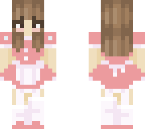 pink maid girl