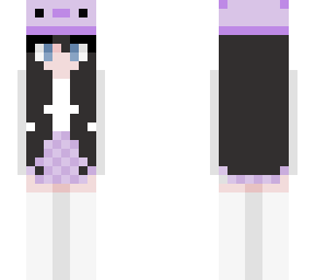 purple fish hat girl