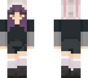 purple hair girl