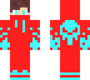 red and blue gamer boy