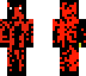 red black monster