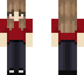 red shirt girl