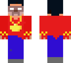 rich skull masked herobrine