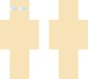 skin template with blue eyes