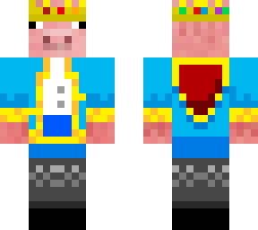technoblade jr (techno but blue)