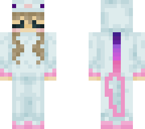 {??} cyan axolotl onesie girl