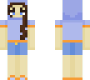 -blue axolotl hoodie girl-cute-