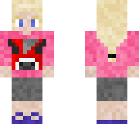 blonde with mooshroom sweatshirt
