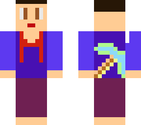 dimond pickaxe man