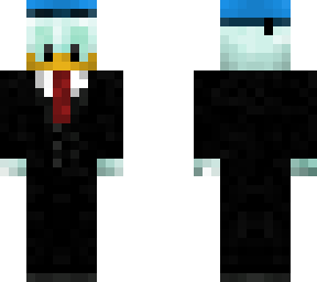 donald duck in a suit