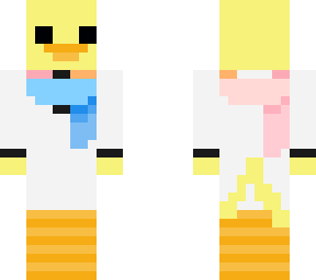 duck in a white suit