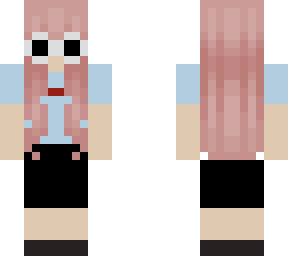 georgenotfound as a girl w pink hair