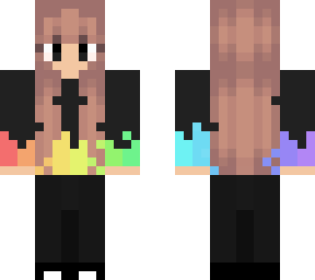 girl rainbow