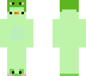 green frog duck