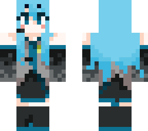 hair down miku