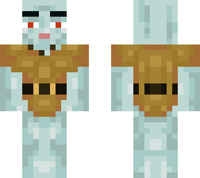 Handsome Squidward Minecraft Skin