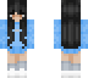 light blue gamergirl
