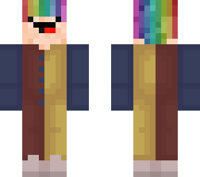 mi skin con ropa de payaso