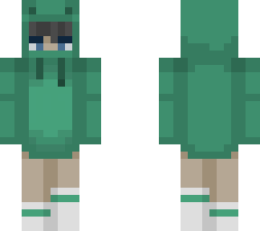 my oc in a phrog hoddie