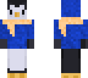 penguin with scarf