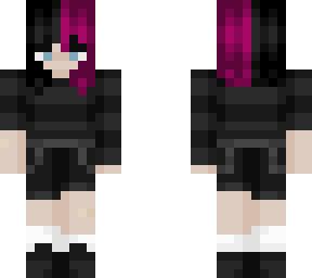pink and black girl