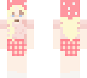 plaid mushroom girl