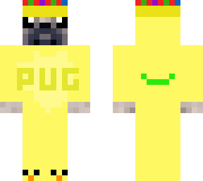 pug duck w/ crown