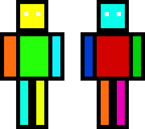 rainbow flash skin