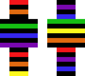 rainbow tiger  with no face