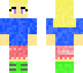random color girl