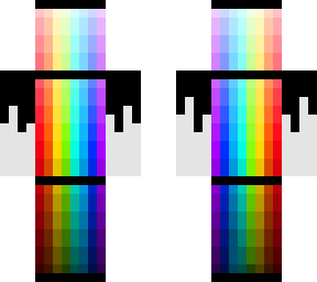 random rainbow skin