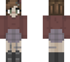red sweater girl