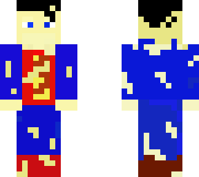 super man ripped cloths